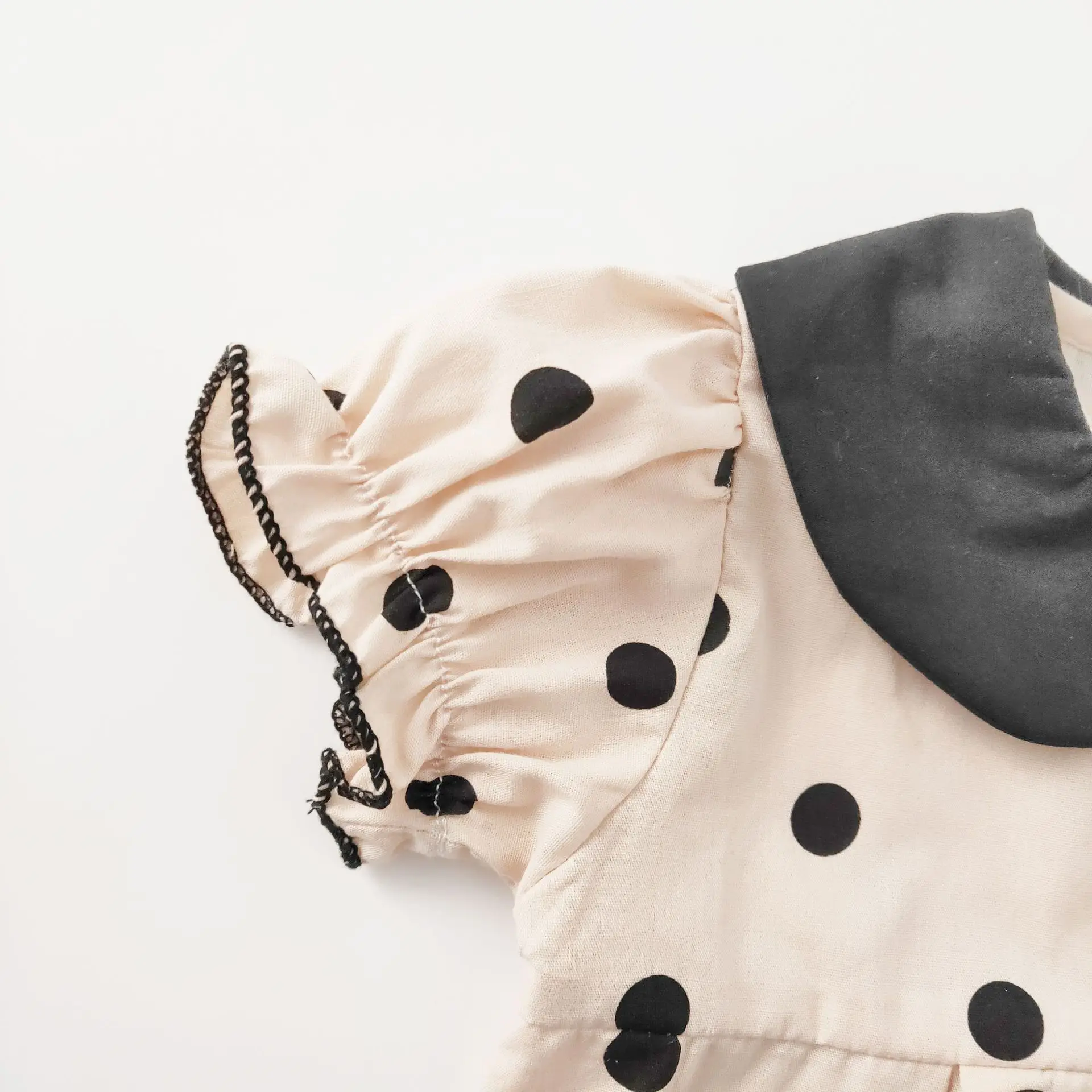 

0-24M Newborn Kid Baby Girls Clothes set Short sleeve Polka dot Top Shorts set Elegant Cute Cotton Home wear Sleepwear Outfit
