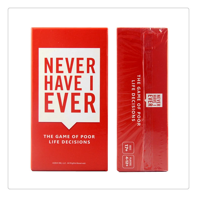 

Я никогда не 550 карты Горячая подростков и взрослых Вечерние игры большой набор грязной питьевой вечерние я никогда не друг Настольная игра