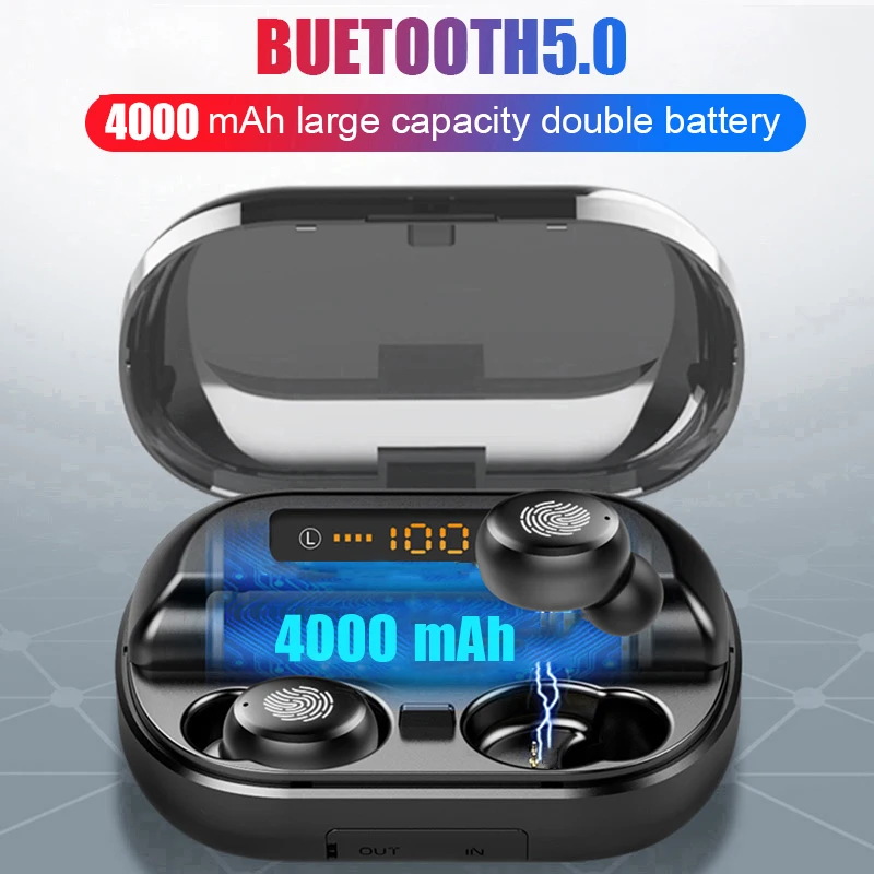 Беспроводные Bluetooth наушники V11 с микрофоном Спортивная гарнитура