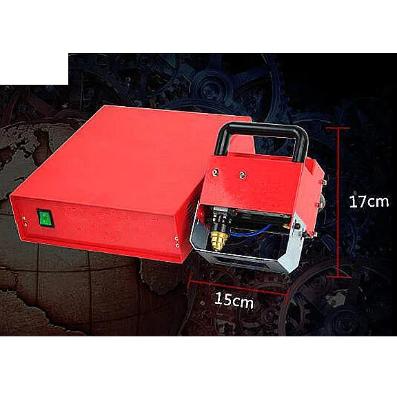 Портативная металлическая пневматическая маркировочная машина в горошек с