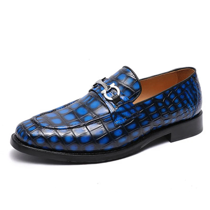 

Heye Wing Men's Loafer Crocodile Shoes Business Casual Men's Shoes