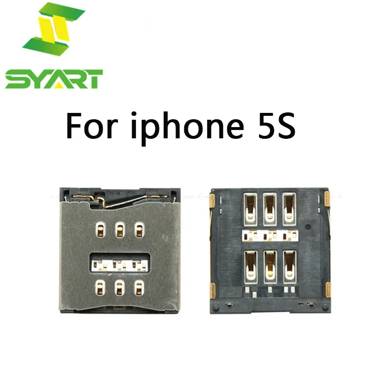 

SIM Card Tray Slot Holder Reader Part For iPhone 5S Tray Slot Socket