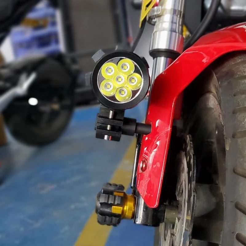 

Motorcycle LED Headlight Fog Light Mounting Bracket Post Support Base Mount Bike Sport Tail Light Spotlight Bracket