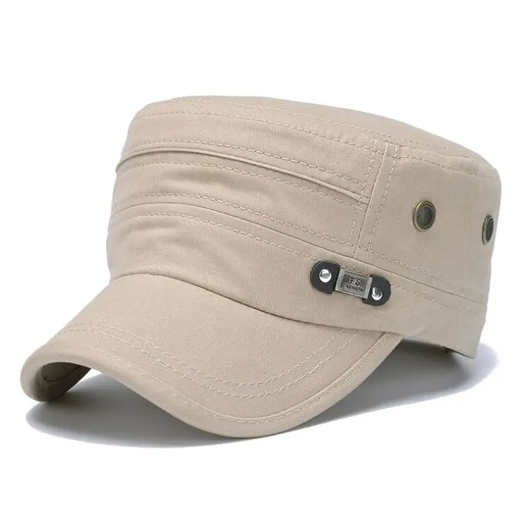 HONGKAI004 Новая взрослая Повседневная Военная плоская шляпа промытая бейсбольная