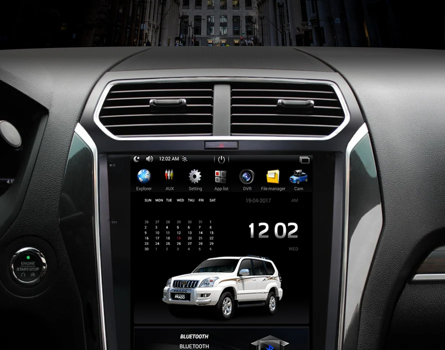 Tesla стиль Android 7,1 Автомобильный плеер gps навигация для Ford Explorer 2G 3 2G 2011 2012 2013 Автомобильный мультимедийный аудио стерео