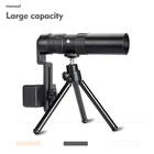 10-300x40 монокулярный телескоп компактный выдвижной зум водонепроницаемый Bak4 профессиональный HD ED Стекло со штативом зажимом для телефона
