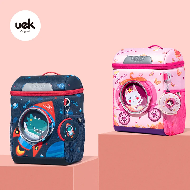 Uek Kids Interplanetary Backpack Todd Bag Princess School Book Kindergarten Boys And Girls outdoor travel Cartoon Pre Schoo | Канцтовары