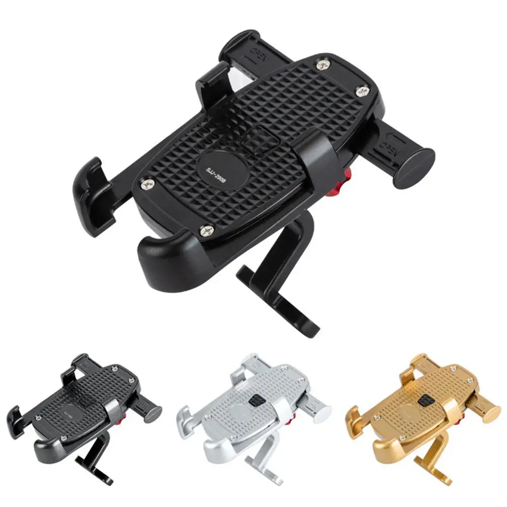 aluminum alloy phone holder electric vehicle universal motorcycle bicycle phone bracket mobile cellphone holder bike parts free global shipping