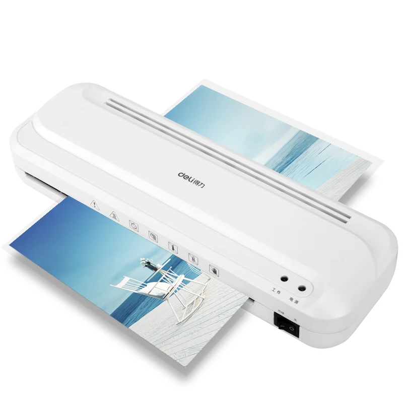 

A4 Photo Laminating Machine Home Office Photo Laminator Menu Certificate Glue Tools Automatic Film Feeding One-click Ejection