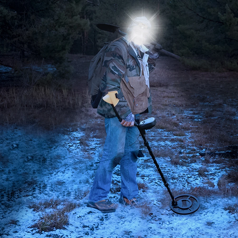 

New Metal Detector Discrimination Mode Waterproof LCD 10inch Metal Finder Treasures Seeking Tool w/S