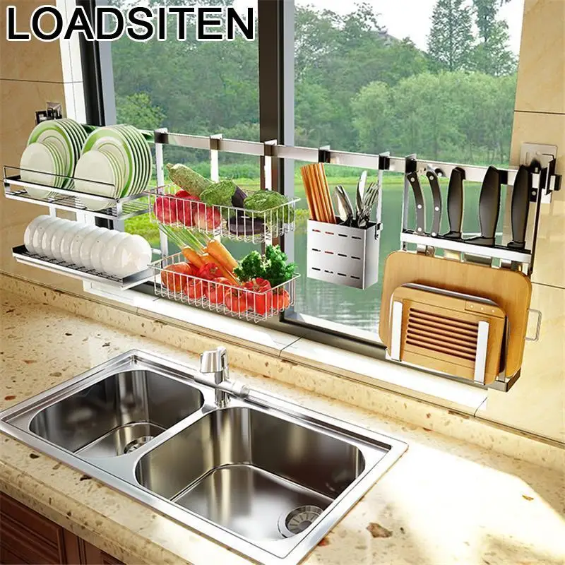 Organization De Cozinha Nevera Almacenamiento аксессуары из нержавеющей стали Mutfak Cuisine Cocina Organizador кухонный Органайзер