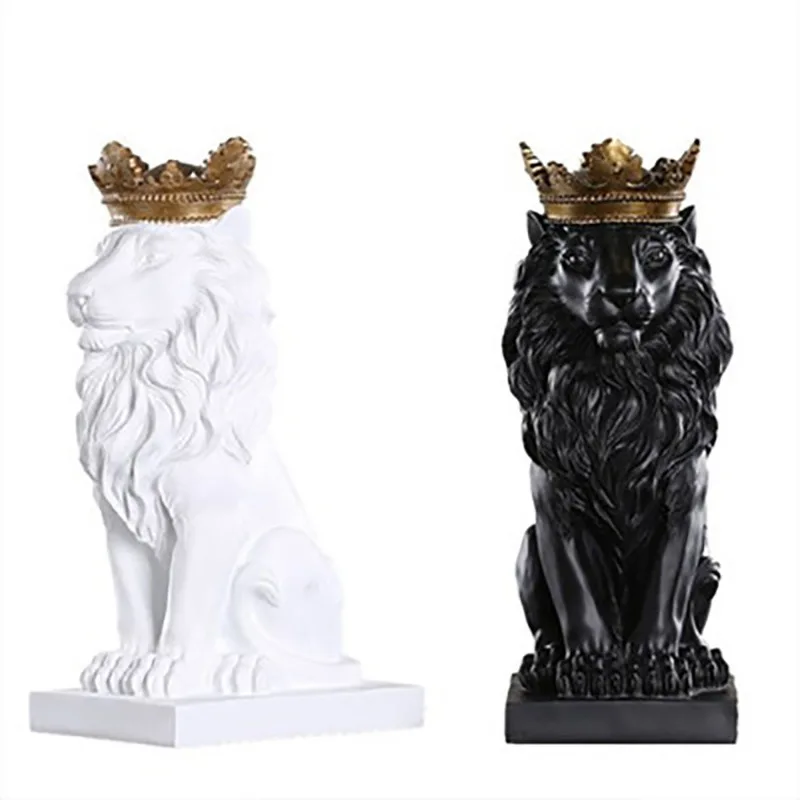 

AMERICAN LION SCULPTURE RESIN ORNAMENT ANIMAL MODELING LIVING ROOM HOTEL DECORATION HOME FURNISHING SHOOTING PROPS