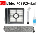 Для Midea Eureka FC9 FC9-Flash X8, запчасти для умного дома, круглая щетка, набор фильтров Hepa для стиральной машины