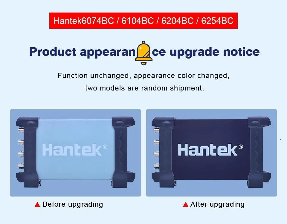 Hantek USB осциллограф комплект 4CH аналоговые каналы 1GSa/s 70 МГц 100 МГц 200 МГц 250 МГц осциллограф для ПК Поддержка Winows 7 8 10