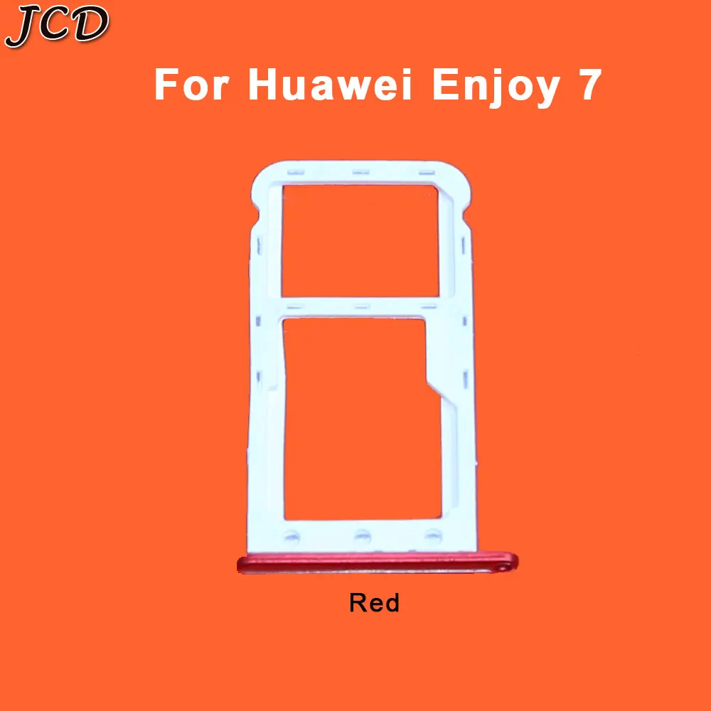 

JCD New For Huawei Enjoy 7 SLA-AL00 / SLA-TL10 Sim Card Tray Micro SD Card Holder Slot Adapter Parts Sim Card Adapter