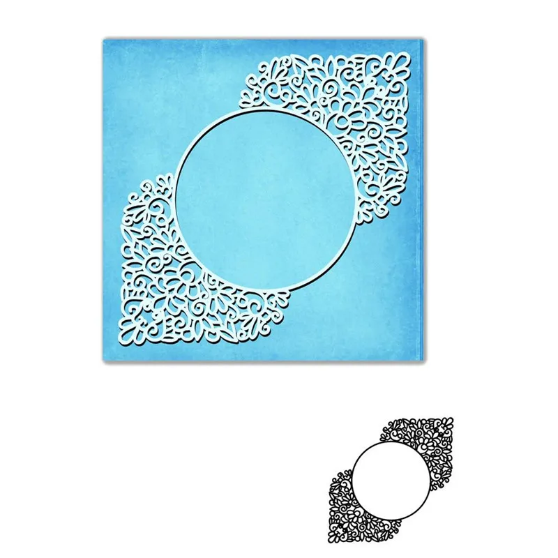 InLoveArts круглая форма металлические пресс-формы новинка 2019 штампы скрапбукинг