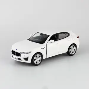 Высокая симуляция, изысканные Литые и игрушечные транспортные средства: RMZ, стайлинг автомобилей Maserati Levante GTS 1:36, модель внедорожника из сплава