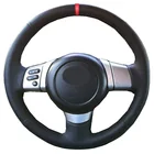 Ручное шитье чехол рулевого колеса автомобиля Обёрточная бумага Non-slip для Toyota FJ Cruiser 2006 2007 2008 2009 2010 2011 2012 2013 2014 Volant