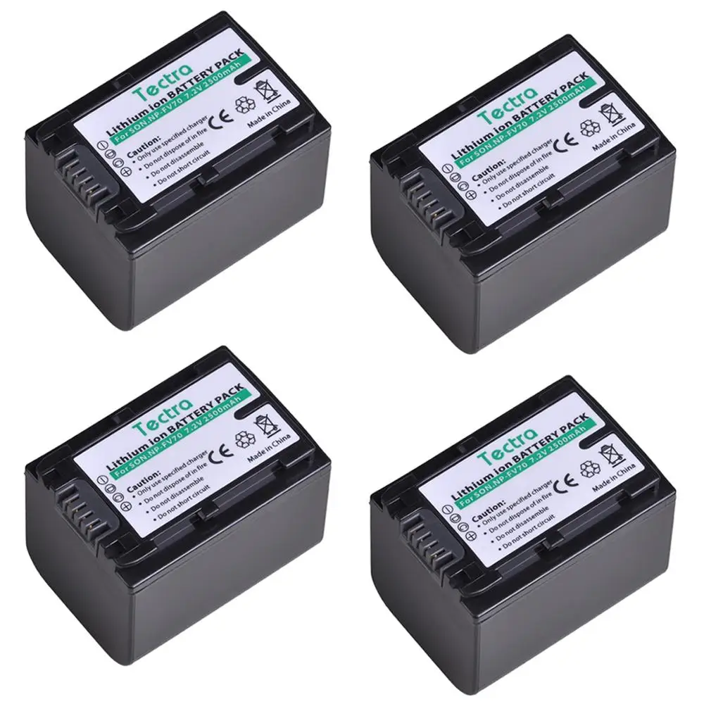 4 шт. Аккумулятор для камеры Sony 2500 мАч|Цифровые аккумуляторы| |