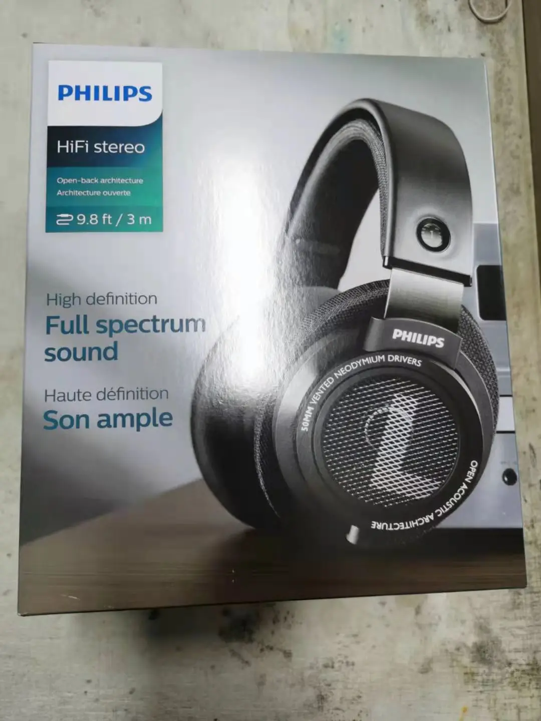 Оригинальные Наушники Philips SHP9500 HIFI проводные и съемные кабель 3 м гарнитура для
