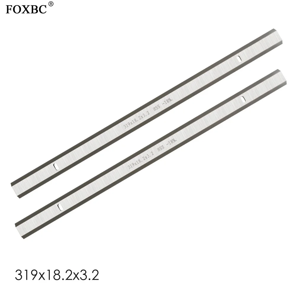 

FOXBC 319mm Planer blades for Mophorn mb1931 emb1931 Woodworking Tool Parts MTPB319D Thickness Planer Blade 2PCS