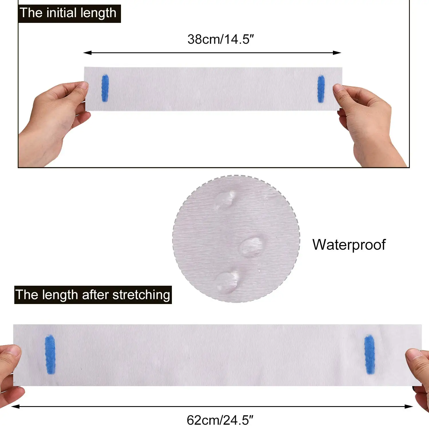 5 рулонов Профессиональный эластичный одноразовый рулон бумаги для шеи