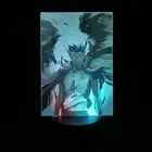 Haikyuu Kotaro Bokuto японский аниме Манга изменение цвета двухцветный светодиодный светильник Двухцветный 3D светильник для детской комнаты