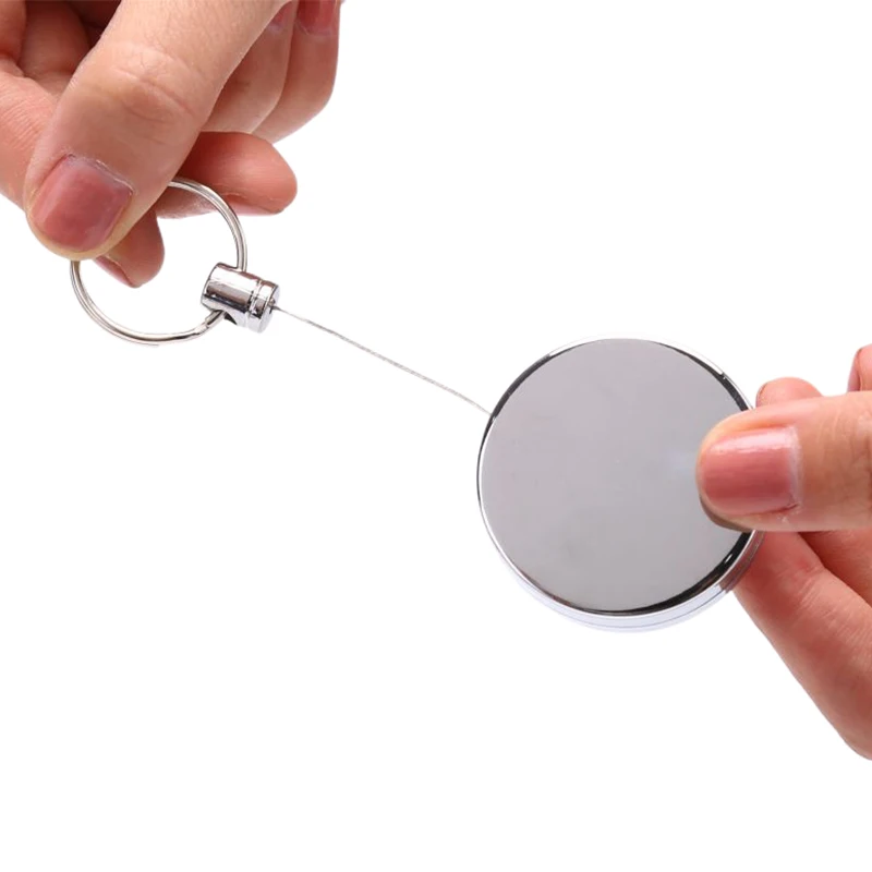 Портативная уличная безопасная цепочка для ключей Классический выдвижной Зажим