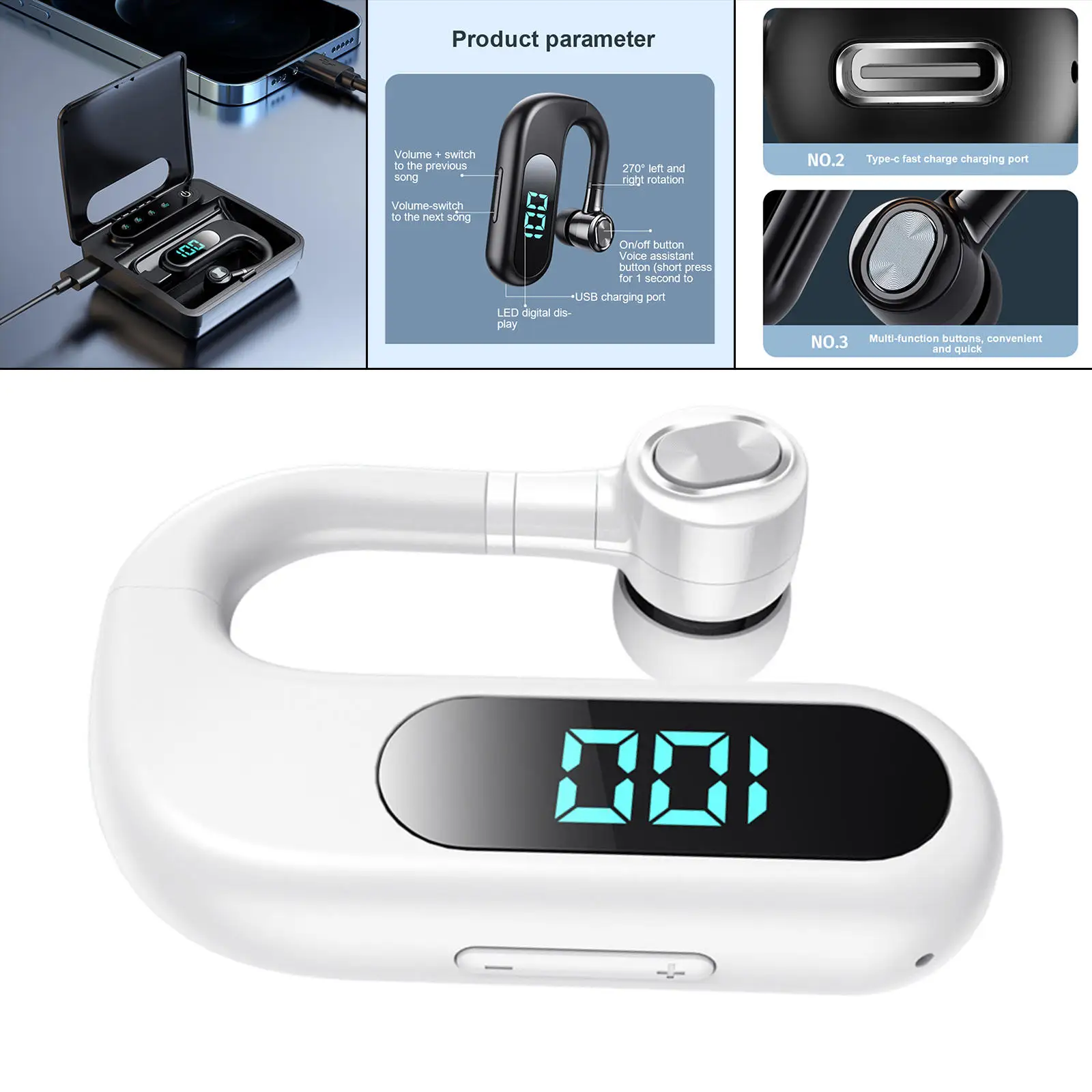 Bluetooth-наушники 5 2 водонепроницаемые с NFC | Электроника