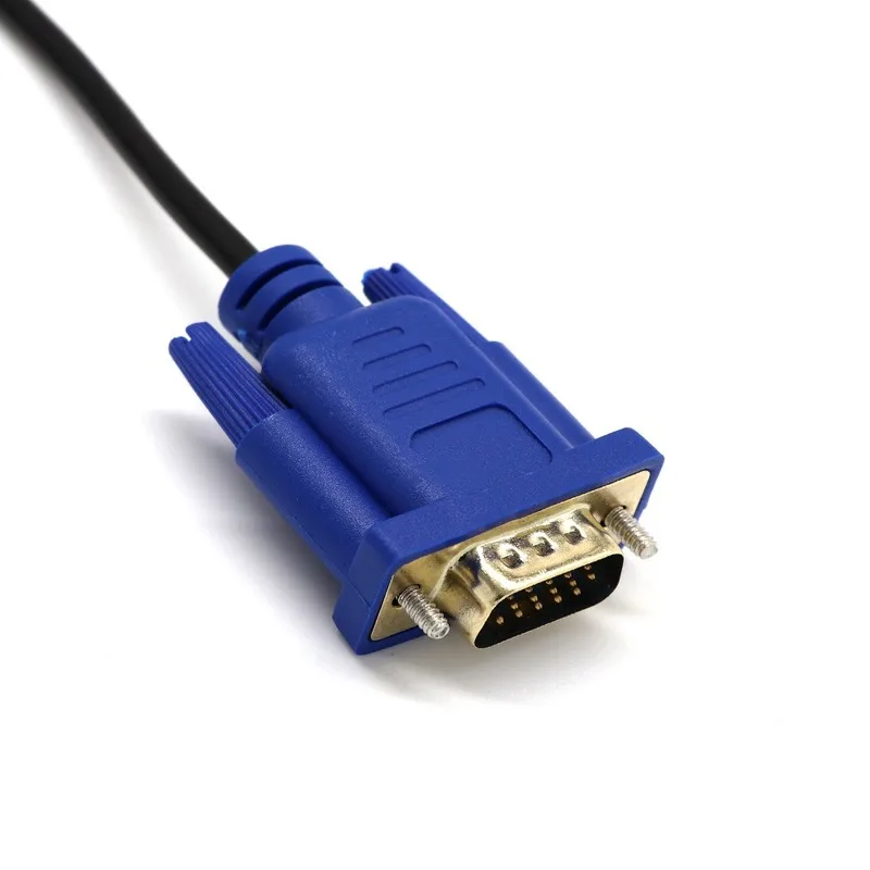 1 метр 1080P HD HDMI-совместимый кабель для VGA-совместимый с аудиоадаптером |