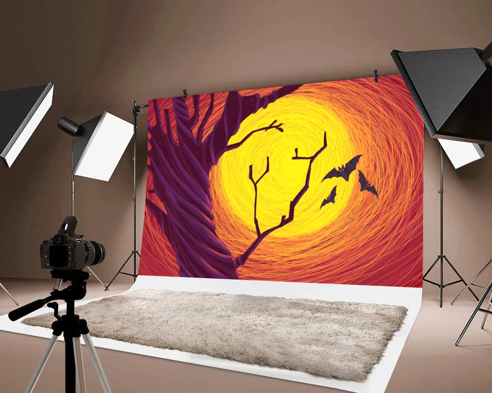 

Фоны для Хэллоуина, фотография, тонкий Виниловый фон, фотография, праздничные украшения для студии