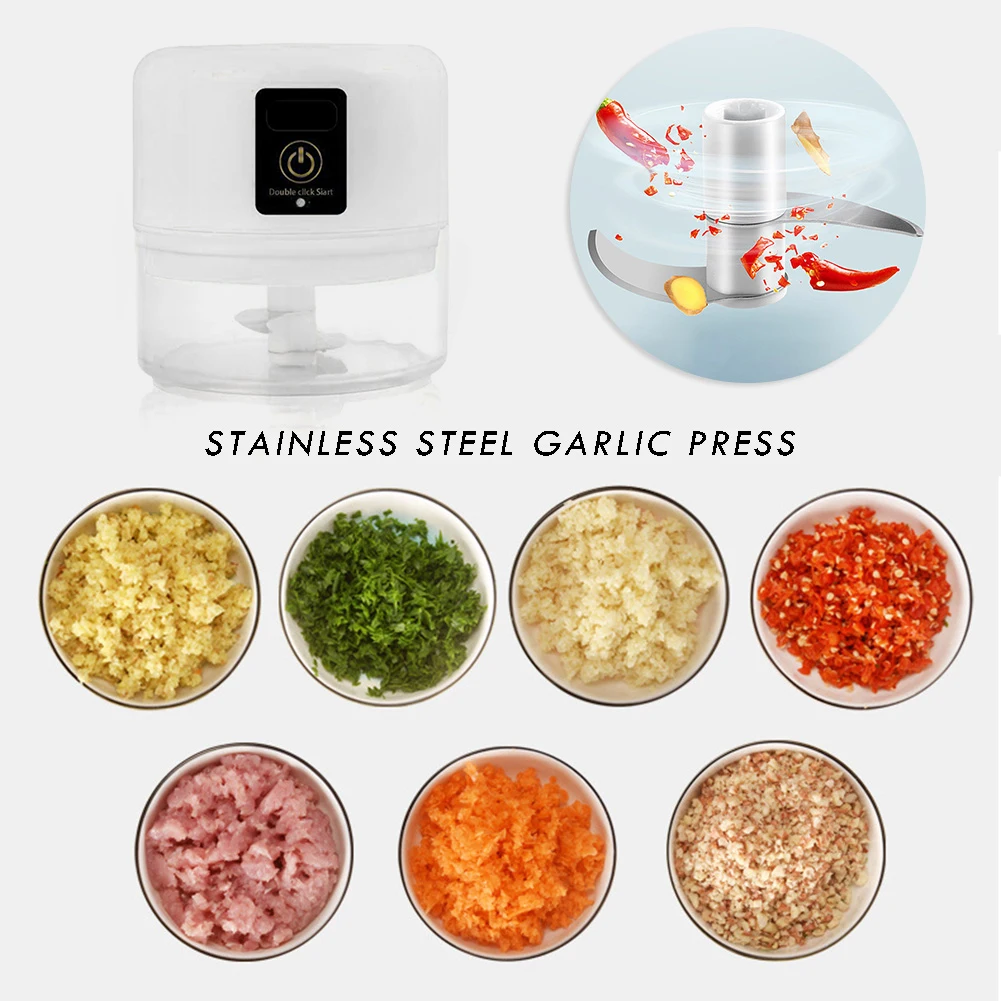 Электрическая давилка чеснока экономия времени кухонные инструменты Мясорубка