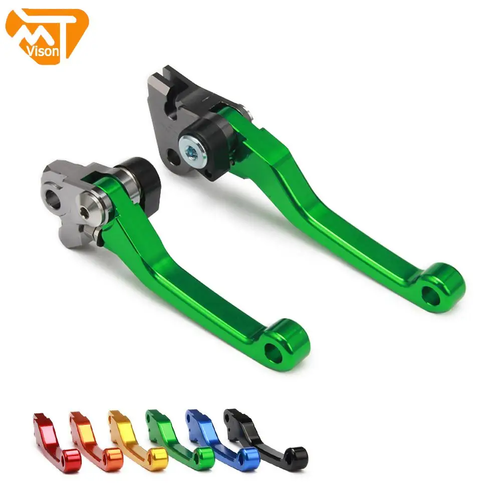 

For KAWASAKI KX125 KX250 KX250F KX450F Motorcycle CNC Dirt Bike Street Bike Adjustable Pivot Brake Clutch Levers