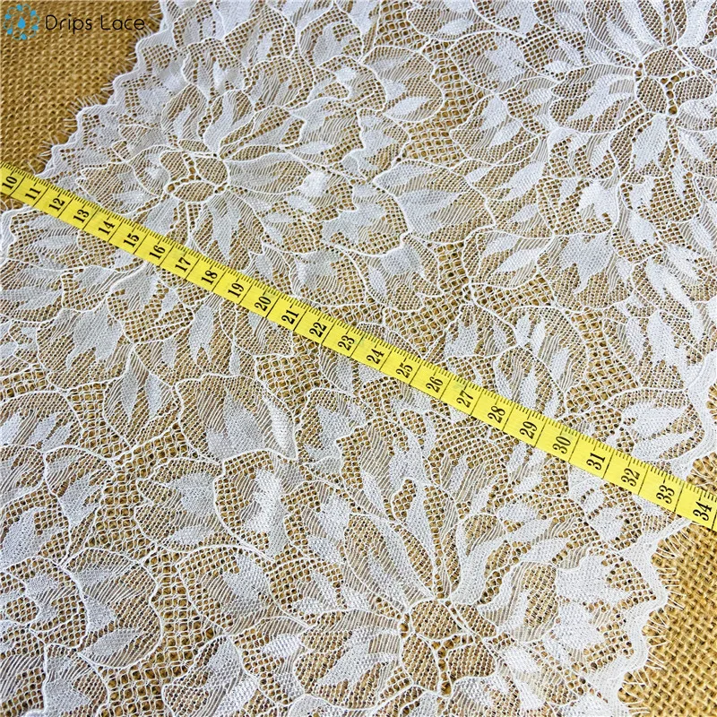 Женская белая кружевная сетчатая вышивка 23 5 см кружевные аксессуары сделай сам