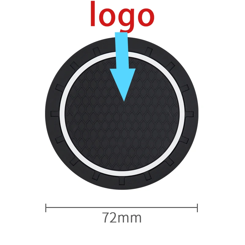 

Car Interior Coaster Water Cup Slot Non-Slip Mat Pad Silicone Holder for mini- CLUBMAN JCW VAN VISION Cooper CABRIO S R50 R5