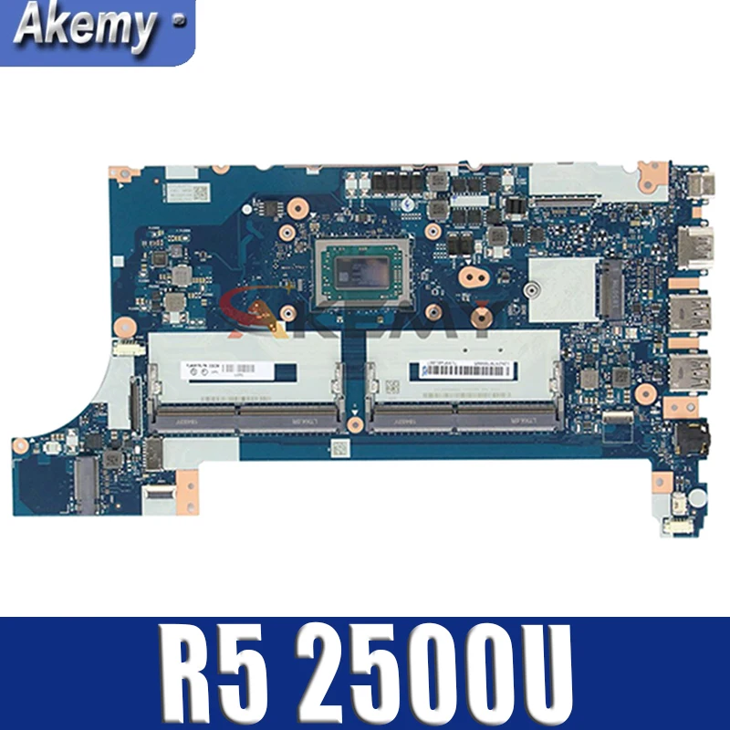

Akemy For Lenovo ThinkPad E485 E585 Laptop Motherboard EE485 EE585 NMB531 CPU AMD R5 2500U To Test 100% Work FRU 01LW787 01LW790