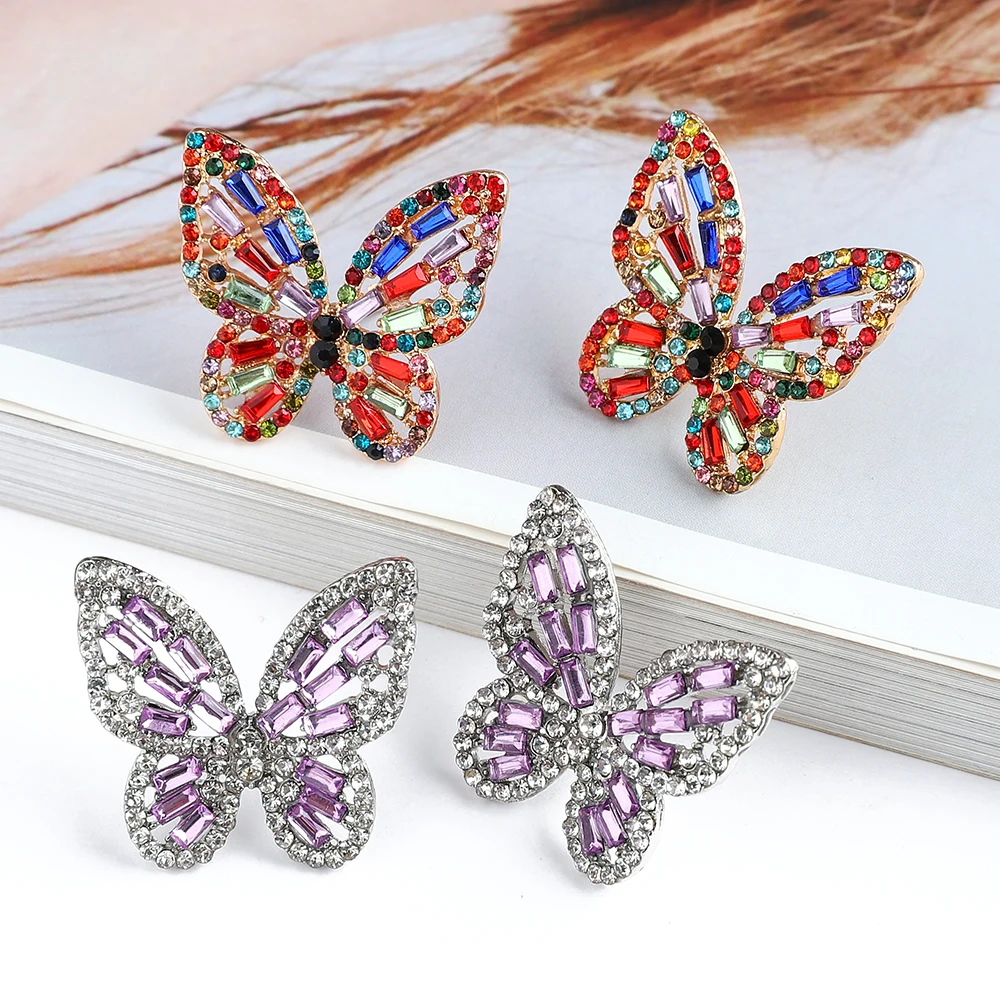 

Ztech New Cute/Romantic Style butterfly Stud Earrings Women Korean Jewelry High-Quality Factory Price Statement Bijoux Wholesale