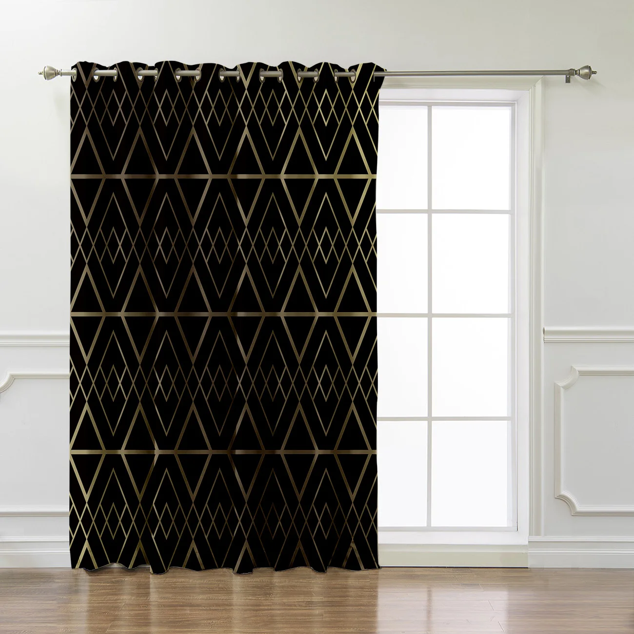 Современные Геометрические оконные шторы для гостиной спальни детская