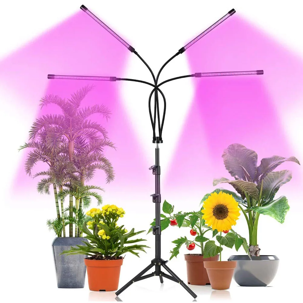 LED Grow Light USB Phyto Lamp Full Spectrum Fitolamp With Stand Control Dimmable Plant Light for Seedlings Flower Home Tent