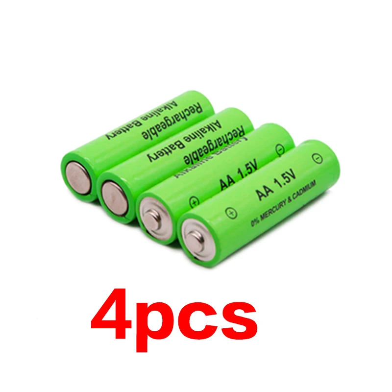 Цвет: желтый Новая бирка 3000 MAH аккумуляторная батарея АА 1,5 V перезаряжаемая для часов игрушечный фонарик пульт дистанционного управления камера батарея+ зарядное устройство - Цвет: Цвет: желтый