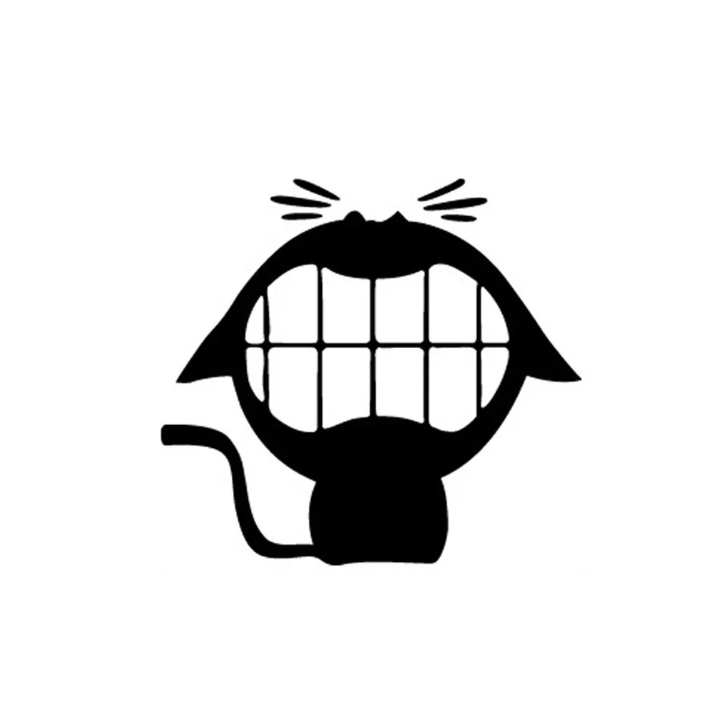 Виниловая смешная интересная наклейка на унитаз с мультяшным рисунком смеющейся