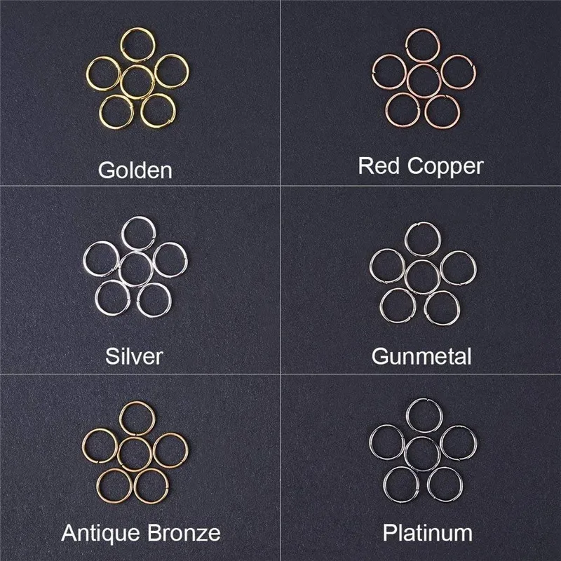 Кольцо для прыжков с металлическим покрытием 1 коробка неприпаянное кольцо