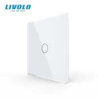 livolo uk standard wall touch light switchglass panel sensor controlwith led backlightnew upgrade 86mmvertical button design