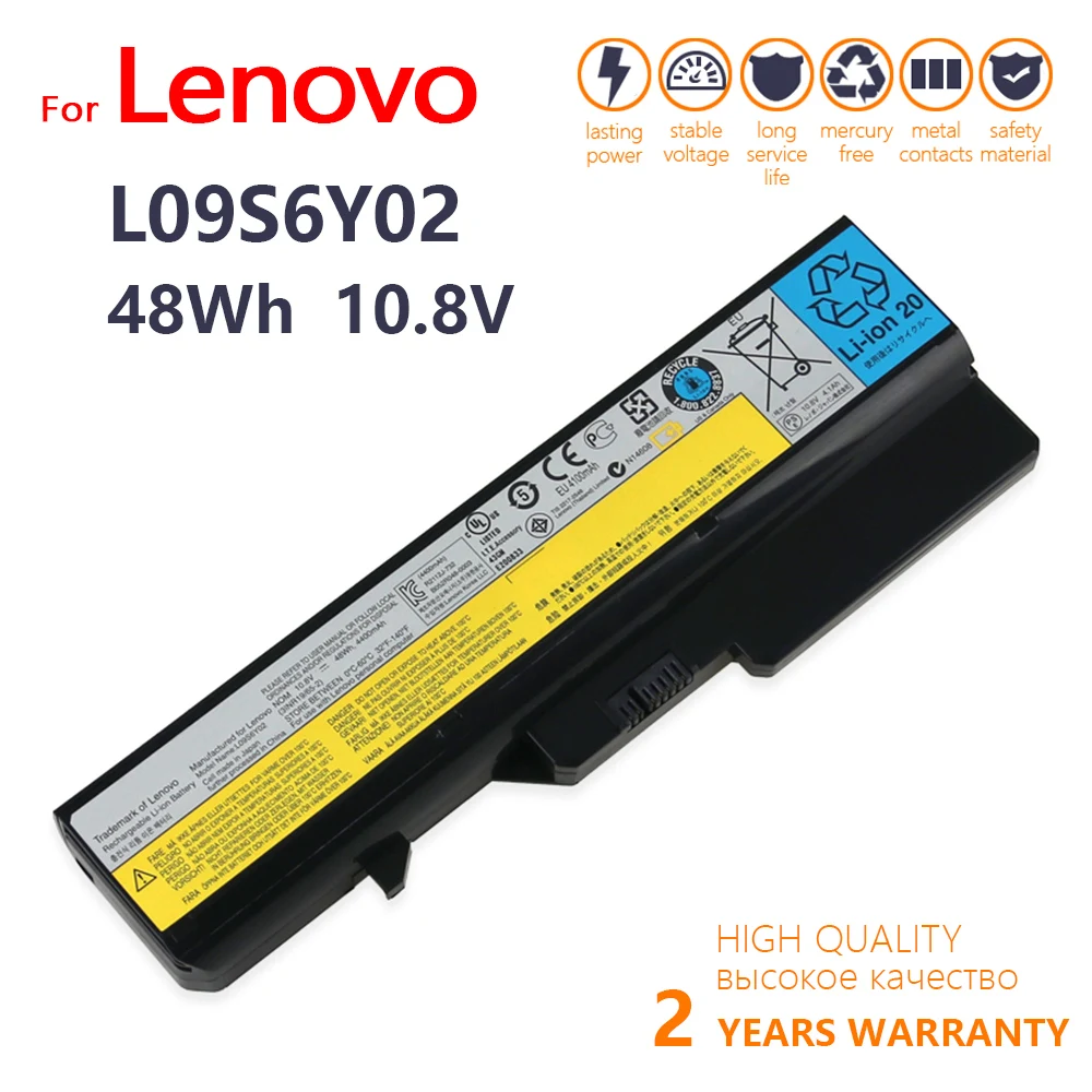 

Оригинальный аккумулятор для ноутбука L09M6Y02, L10M6F21, L09S6Y02, L09L6Y02, для Lenovo G460, G465, G470, G475, G560, G565, G570, G575, G770, Z460