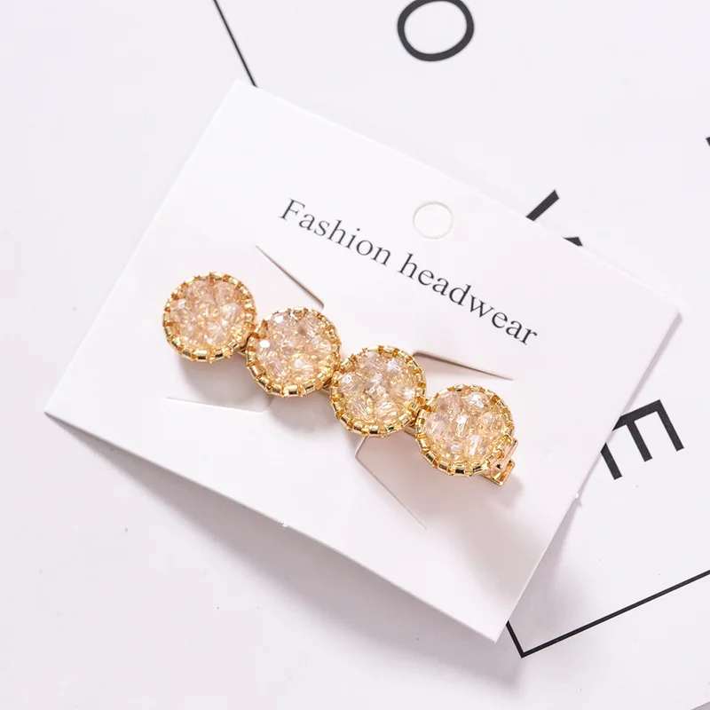 

Women Korea Crystal Rhinestone Hairpin Women's Hair Clip Hair Accessories