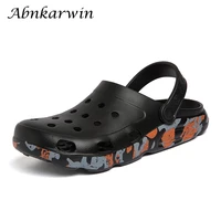 clogs for men cholas summer fashion beach sandals rubber flat breathable zuecos hombre klompen garden shoes new 2021