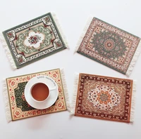 home retro bohemian table mat table placemats pad coaster turkey handmade non slip dining table mat kitchen accessories decor