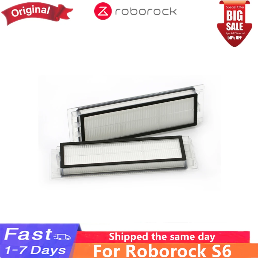 

NEW 100% Original Roborock S6 S60 Vacuum Cleaner Robot Cleanable Filter Spare Parts Accessories