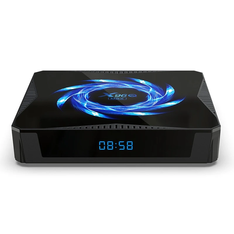 

ТВ-приставка X96QMAX, Android 10,0, 4 + 64 ГБ, Wi-Fi, Bluetooth