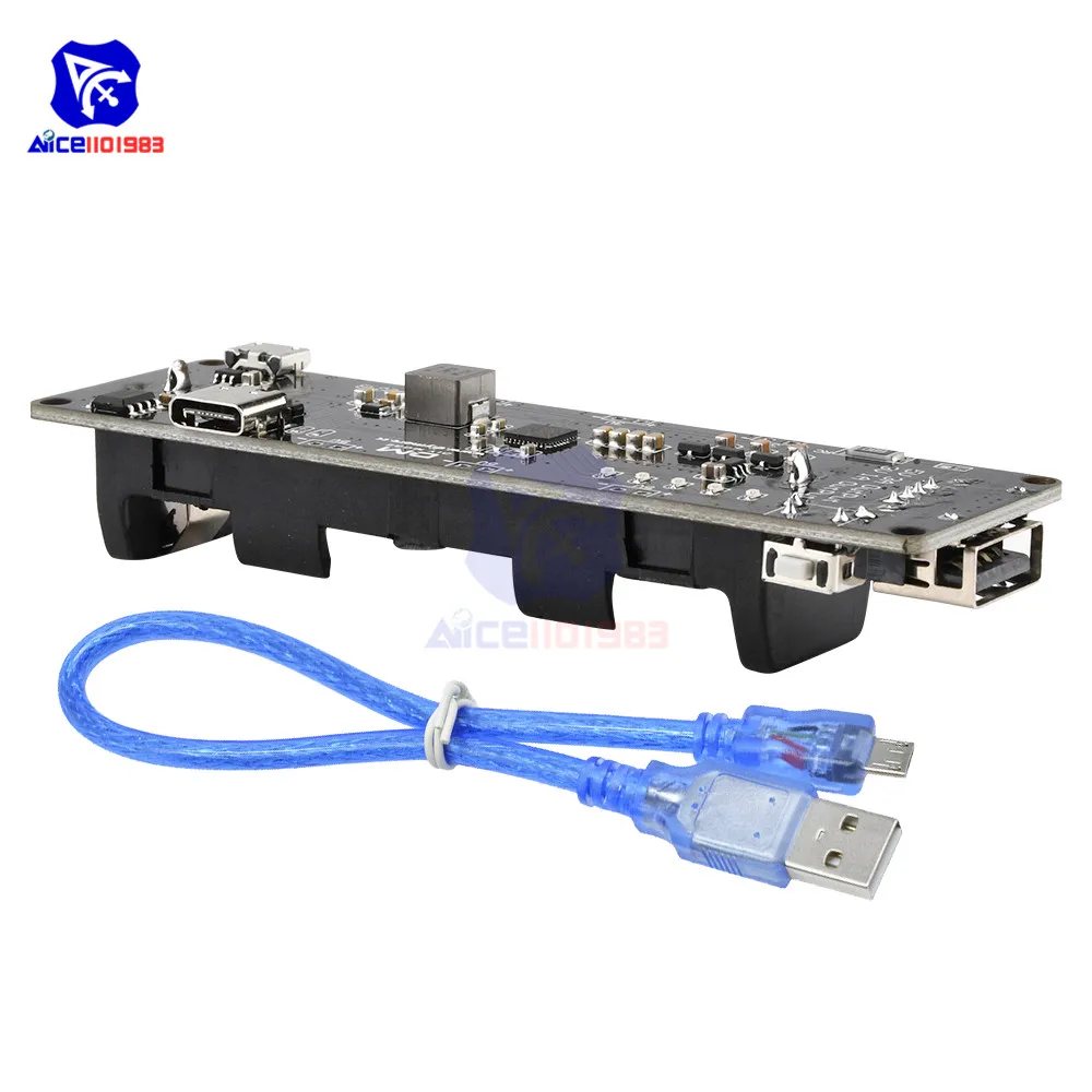 Плата заряда батареи diymore ESP32 ESP32S WeMos 18650 щит V3 Micro USB Type C для Arduino Raspberry Pi с